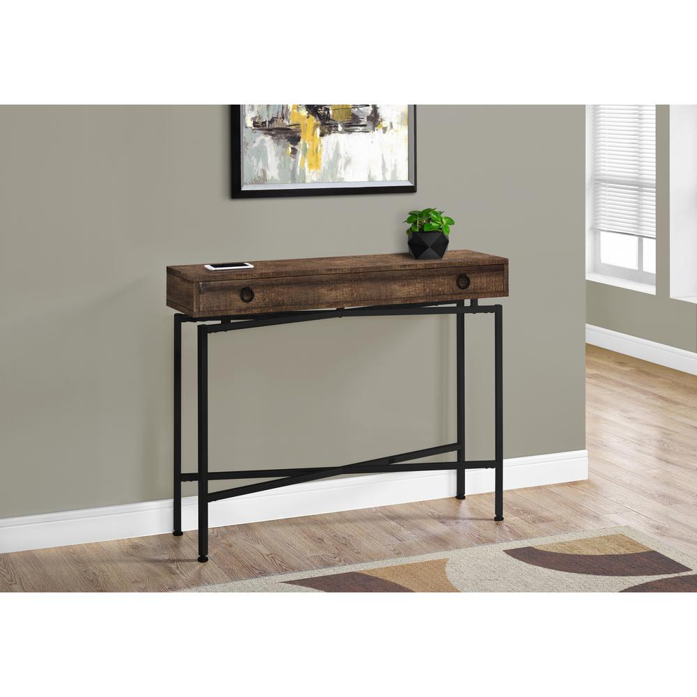Accent Table, Console, Entryway, Narrow, Sofa, Storage Drawer, Living Room. Picture 2