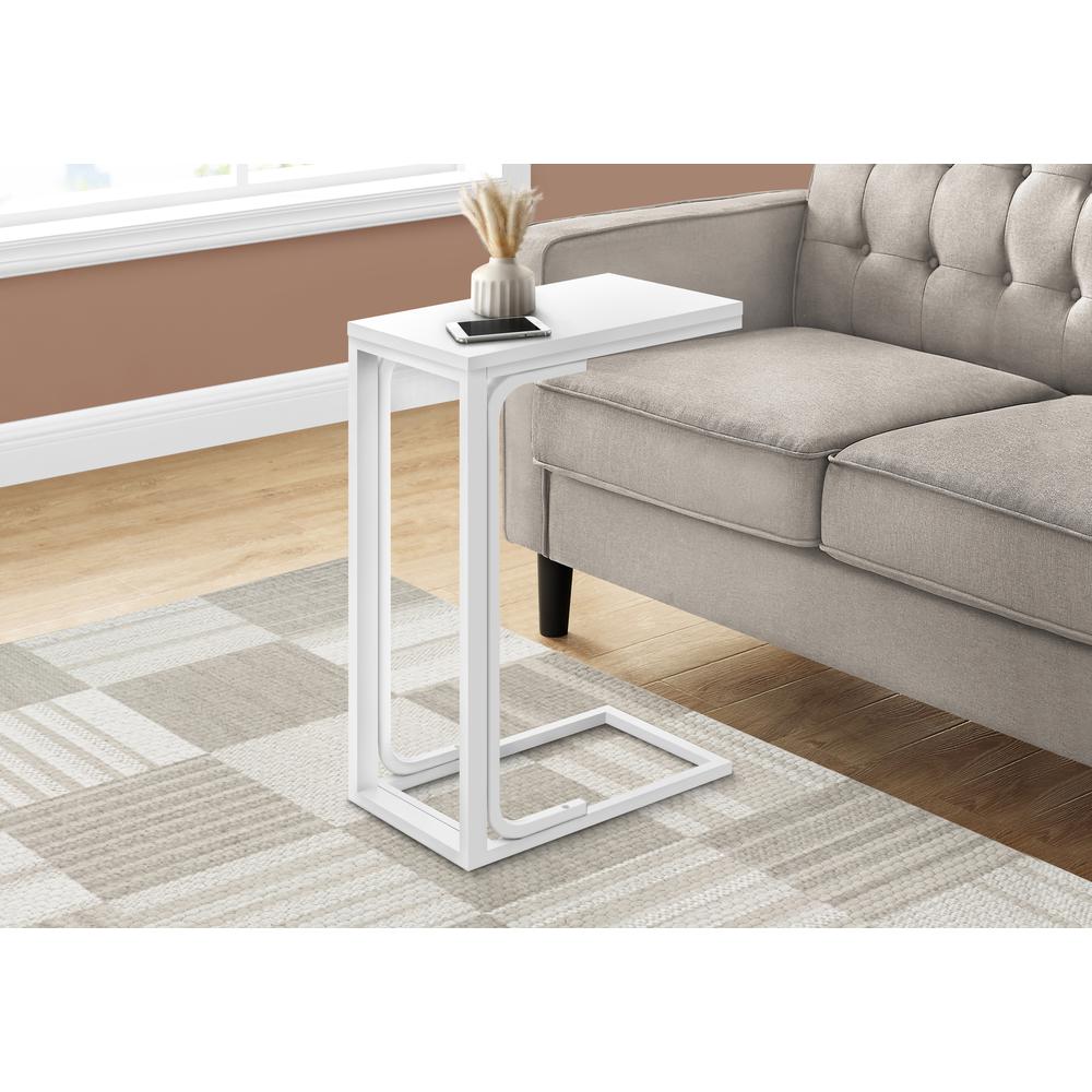Accent Table, C-shaped, End, Side, Snack, Living Room, Bedroom. Picture 8