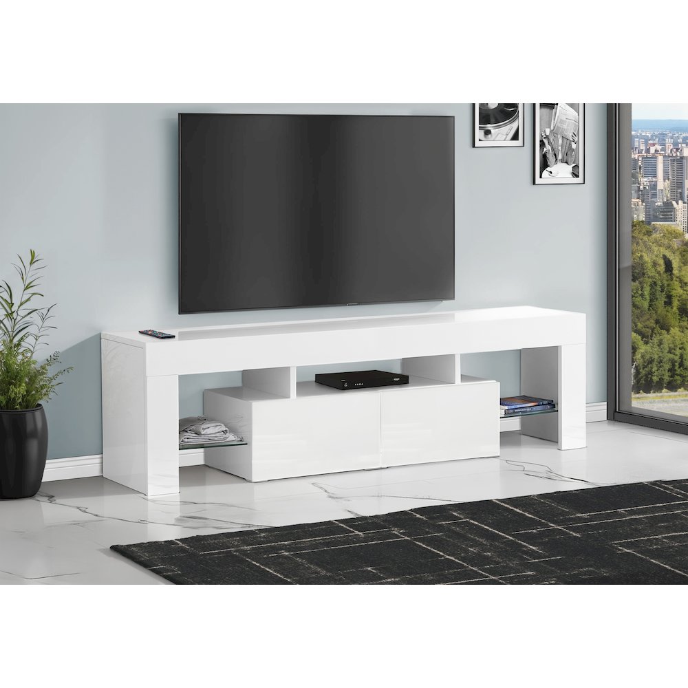 Tv Stand, 63 Inch, Console, Media Entertainment Center, Storage Cabinet. Picture 9
