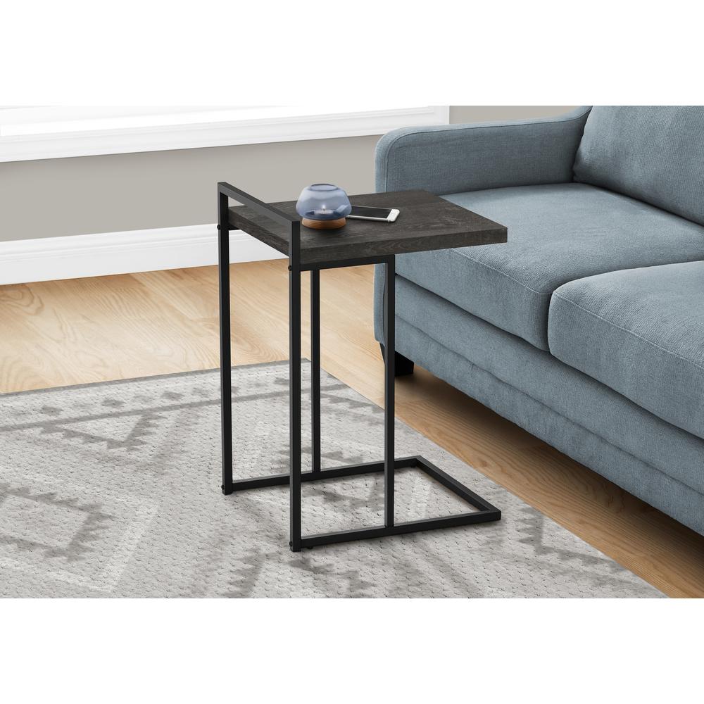 Accent Table, C-shaped, End, Side, Snack, Living Room, Bedroom. Picture 8
