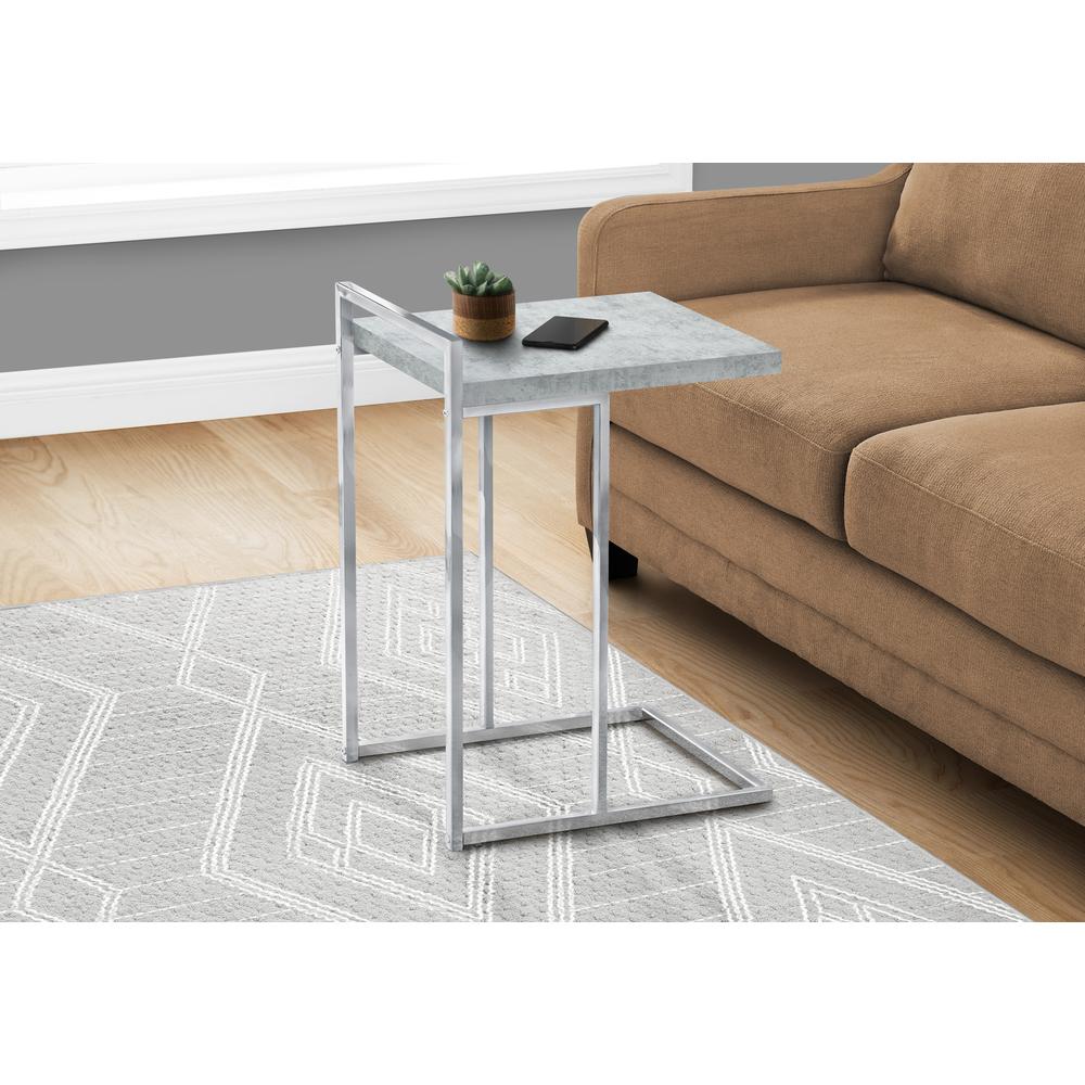 Accent Table, C-shaped, End, Side, Snack, Living Room, Bedroom. Picture 8