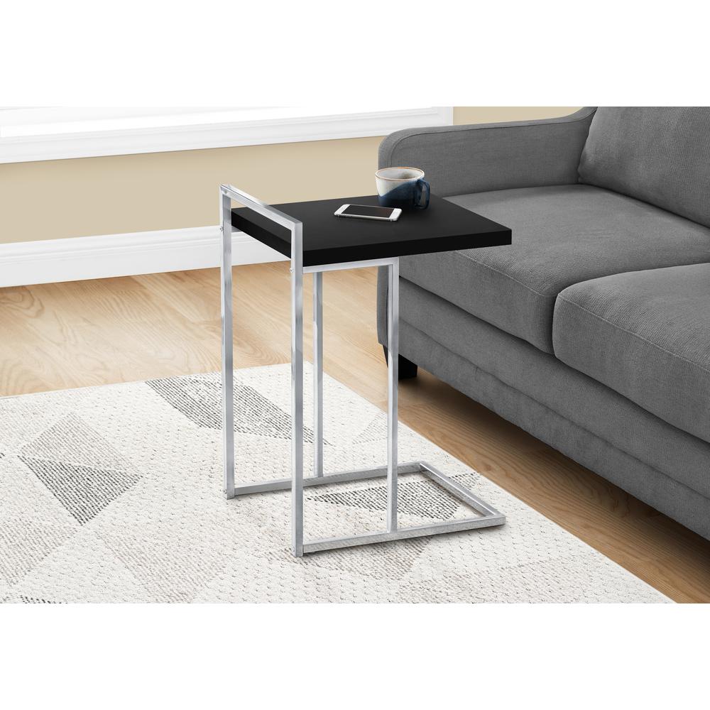 Accent Table, C-shaped, End, Side, Snack, Living Room, Bedroom. Picture 8