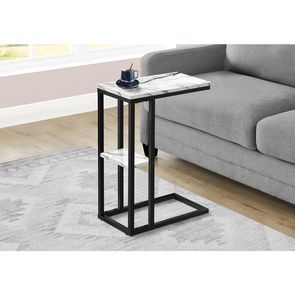 Accent Table, C-shaped, End, Side, Snack, Living Room, Bedroom. Picture 8