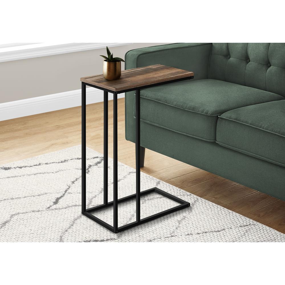 Accent Table, C-shaped, End, Side, Snack, Living Room, Bedroom. Picture 2