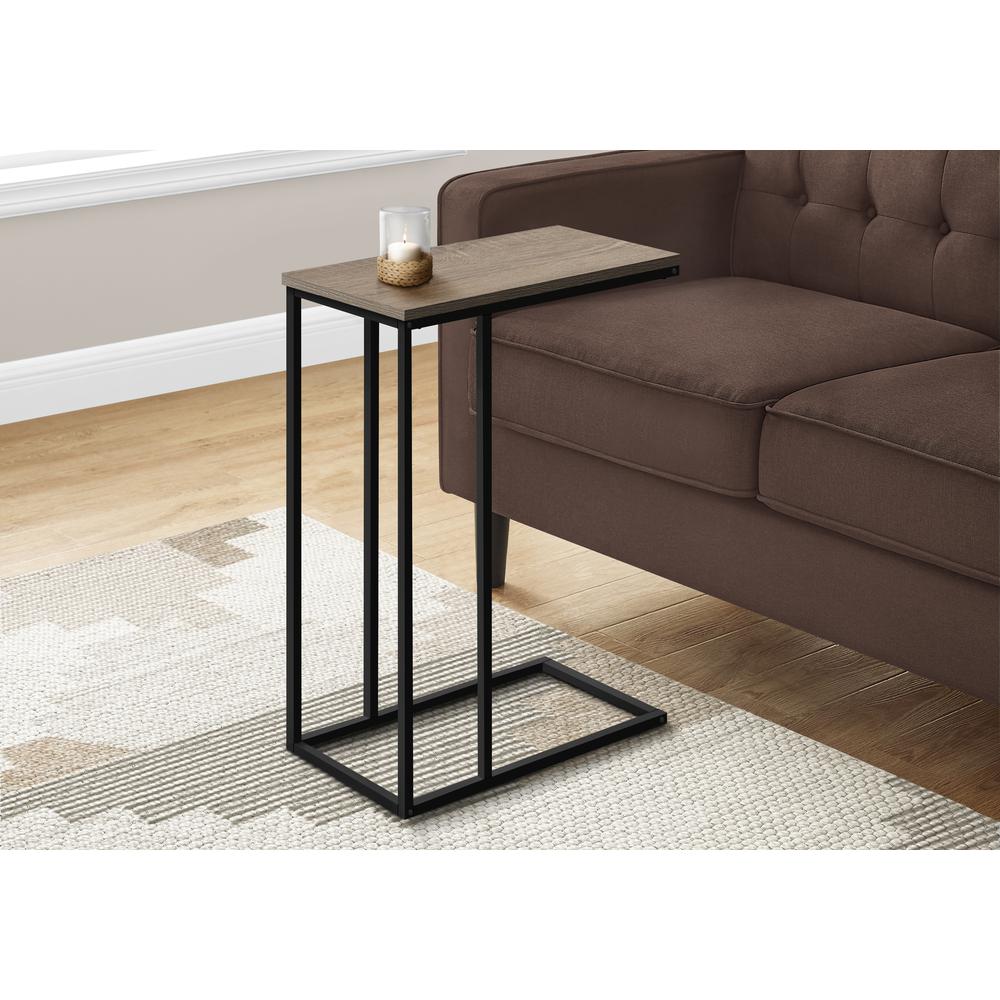 Accent Table, C-shaped, End, Side, Snack, Living Room, Bedroom. Picture 2
