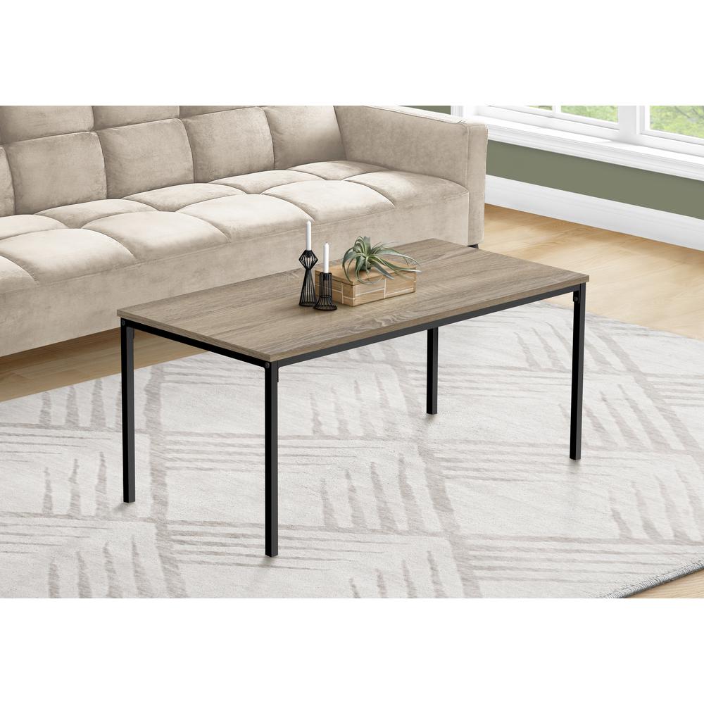 Coffee Table, Accent, Cocktail, Rectangular, Living Room, 40L, Brown Laminate. Picture 2