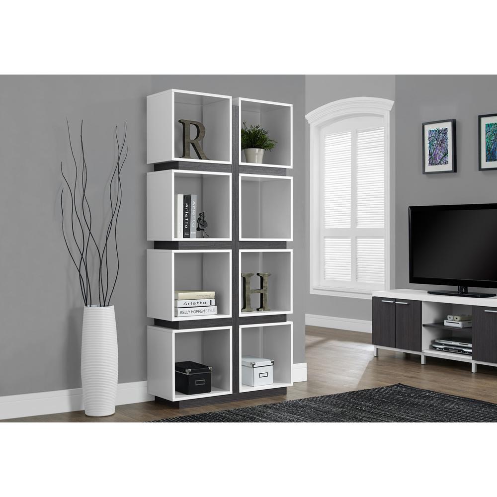 Bookshelf, Bookcase, Etagere, 5 Tier, 71H, Office, Bedroom. Picture 2