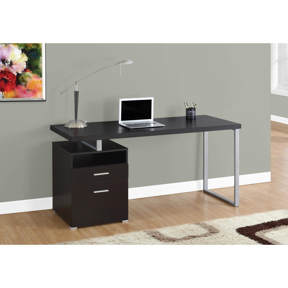 Computer Desk, Home Office, Laptop, Left, Right Set-up, Storage Drawers, 60. Picture 2