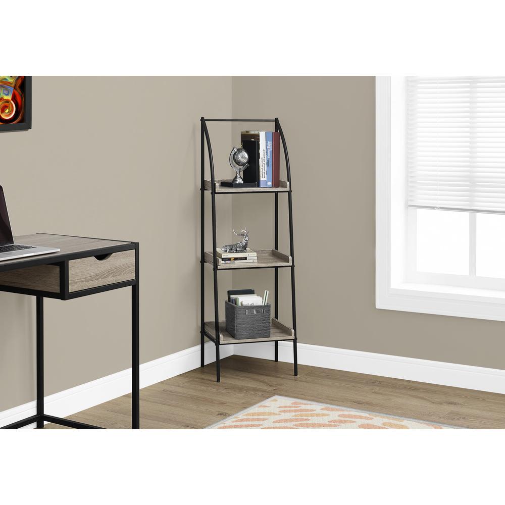 Bookshelf, Bookcase, Etagere, Corner, 3 Tier, 48H, Office, Bedroom. Picture 2