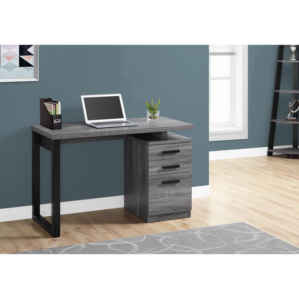 Computer Desk, Home Office, Laptop, Left, Right Set-up, Storage Drawers, 48L. Picture 2