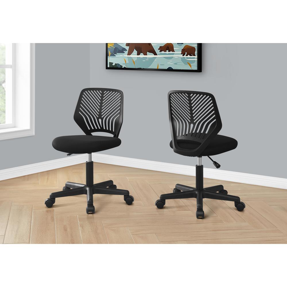 Office Chair, Adjustable Height, Swivel, Ergonomic, Computer Desk, Work. Picture 9