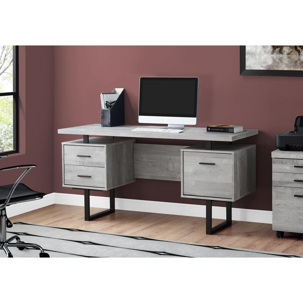 Computer Desk, Home Office, Laptop, Left, Right Set-up, Storage Drawers, 60L. Picture 2