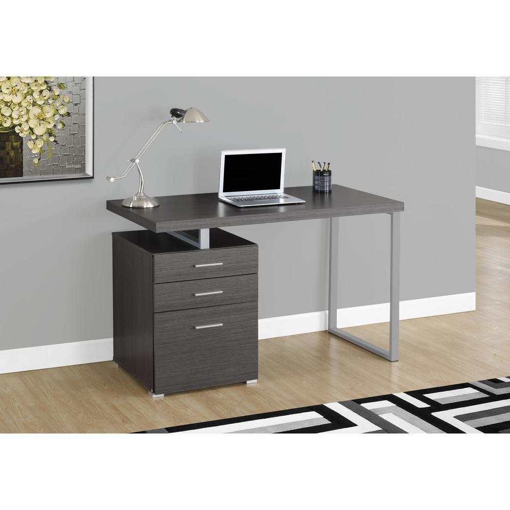 Computer Desk, Home Office, Laptop, Left, Right Set-up, Storage Drawers, 48L. Picture 2