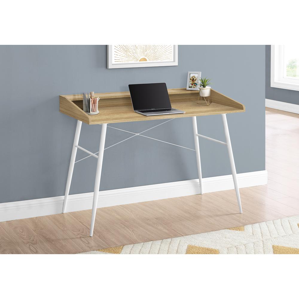 Computer Desk, Home Office, Laptop, Storage Shelves, 48L. Picture 2