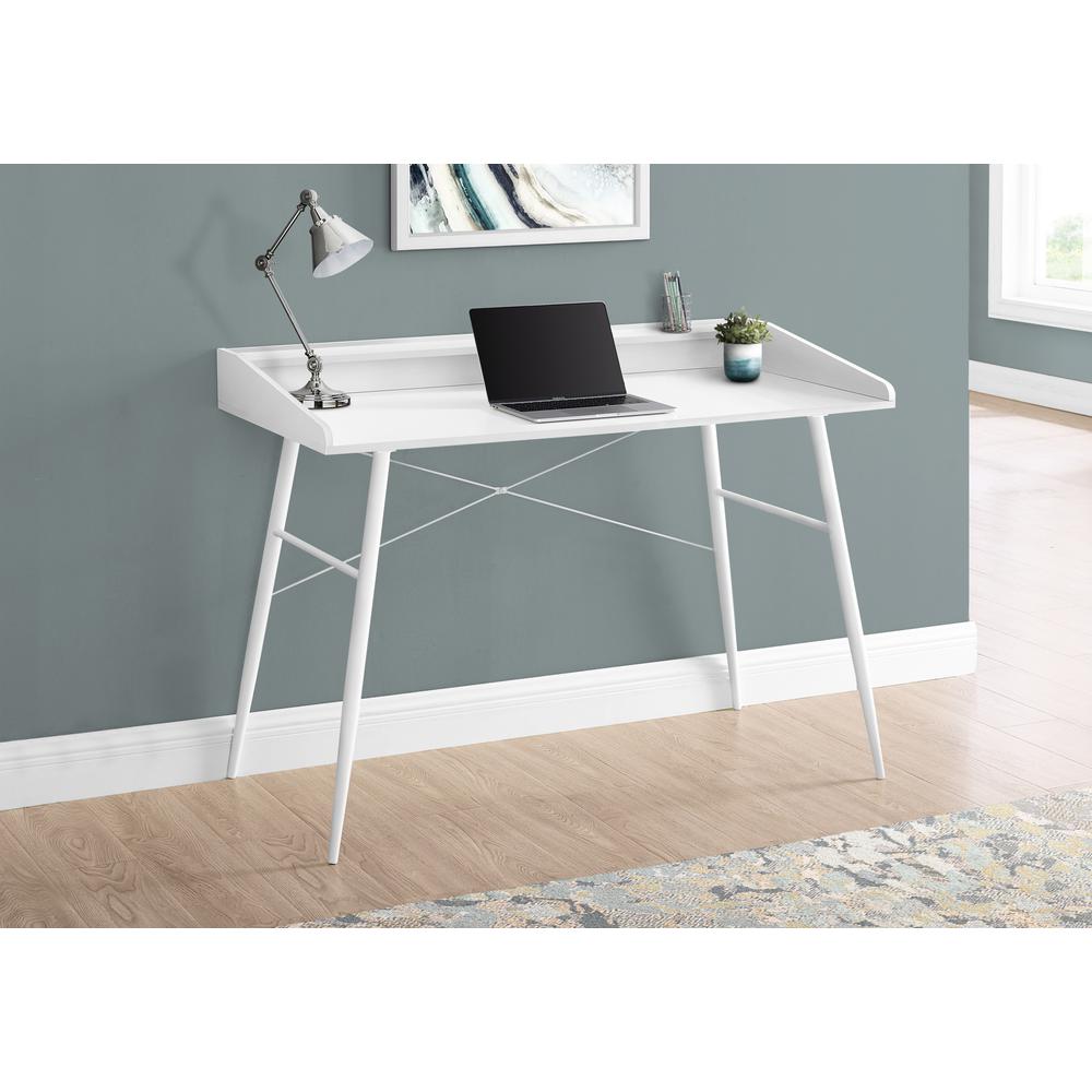 Computer Desk, Home Office, Laptop, Storage Shelves, 48L. Picture 8