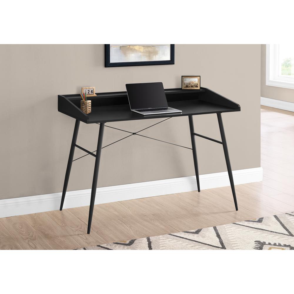 Computer Desk, Home Office, Laptop, Storage Shelves, 48L. Picture 8