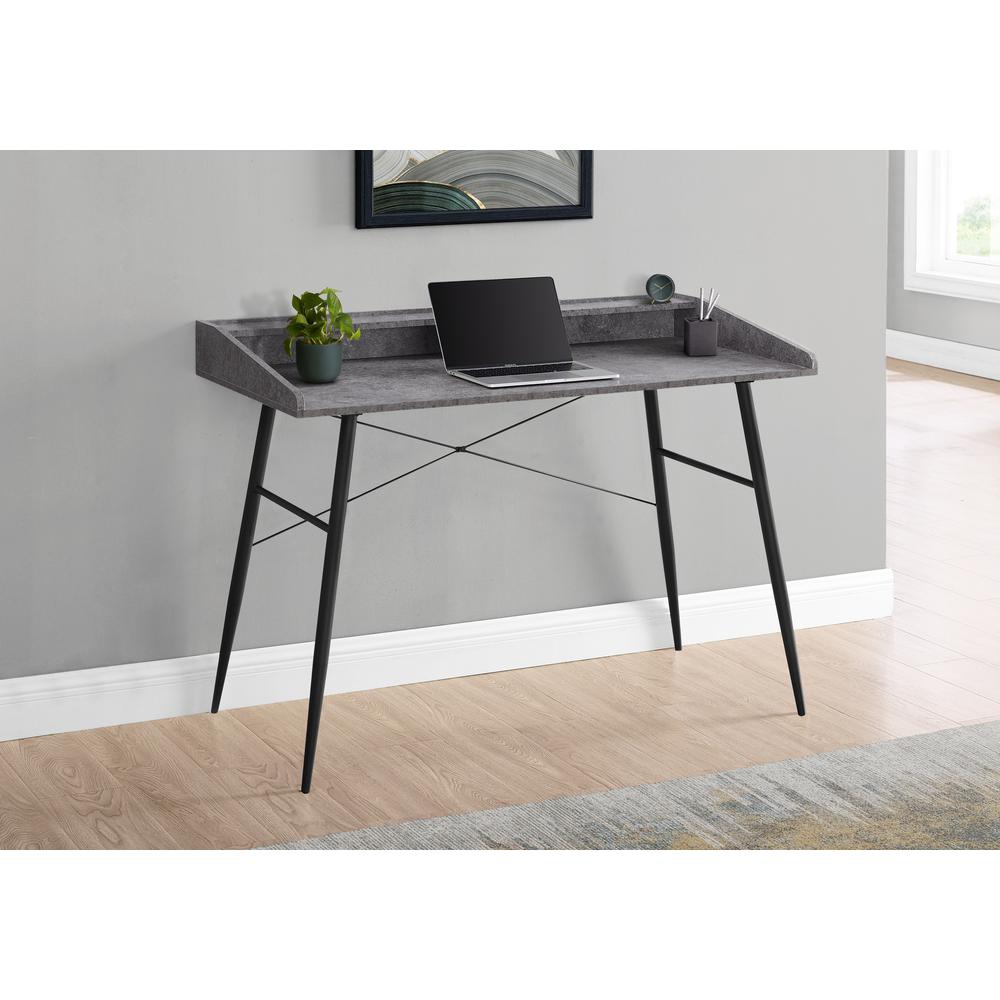 Computer Desk, Home Office, Laptop, Storage Shelves, 48L. Picture 8
