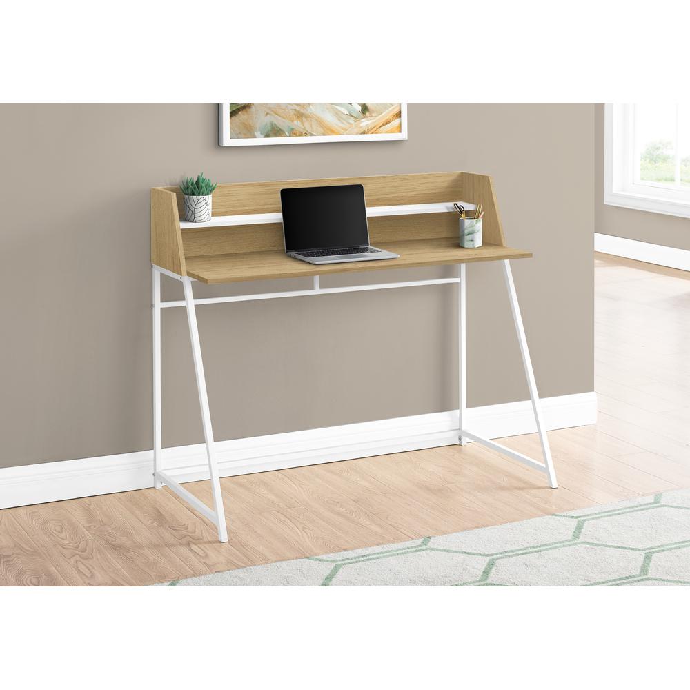 Computer Desk, Home Office, Laptop, Storage Shelves, 48L. Picture 2