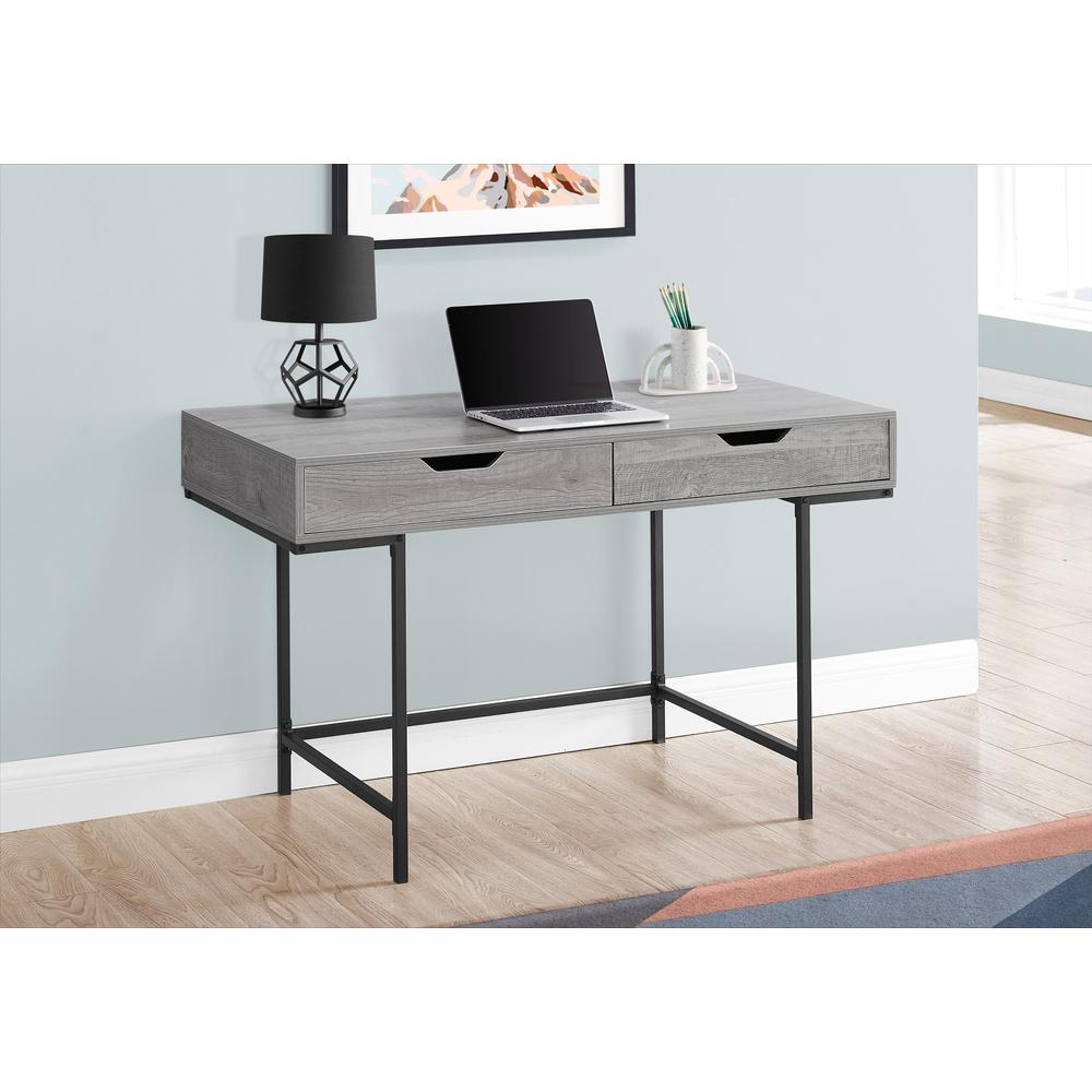 Computer Desk, Home Office, Laptop, Storage Drawers, 48L. Picture 9