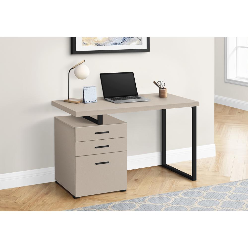 Computer Desk, Home Office, Laptop, Left, Right Set-up, Storage Drawers, 48L. Picture 2