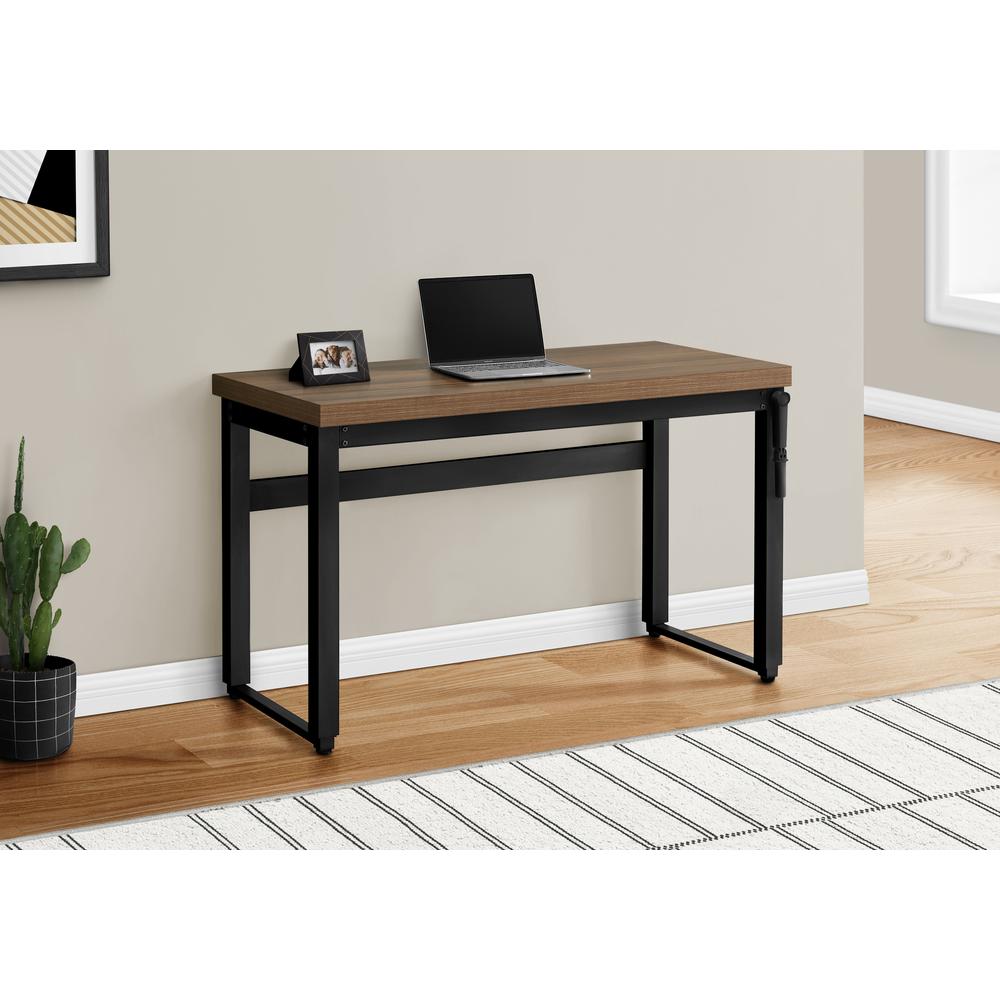 Computer Desk, Home Office, Standing, Adjustable, 48L, Work, Laptop. Picture 11