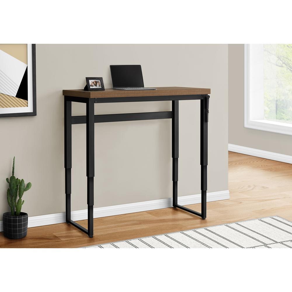 Computer Desk, Home Office, Standing, Adjustable, 48L, Work, Laptop. Picture 12