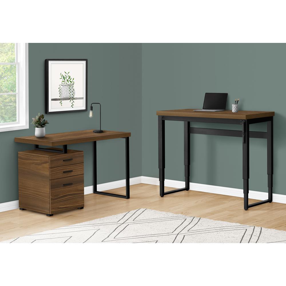 Computer Desk, Home Office, Standing, Adjustable, 48L, Work, Laptop. Picture 13