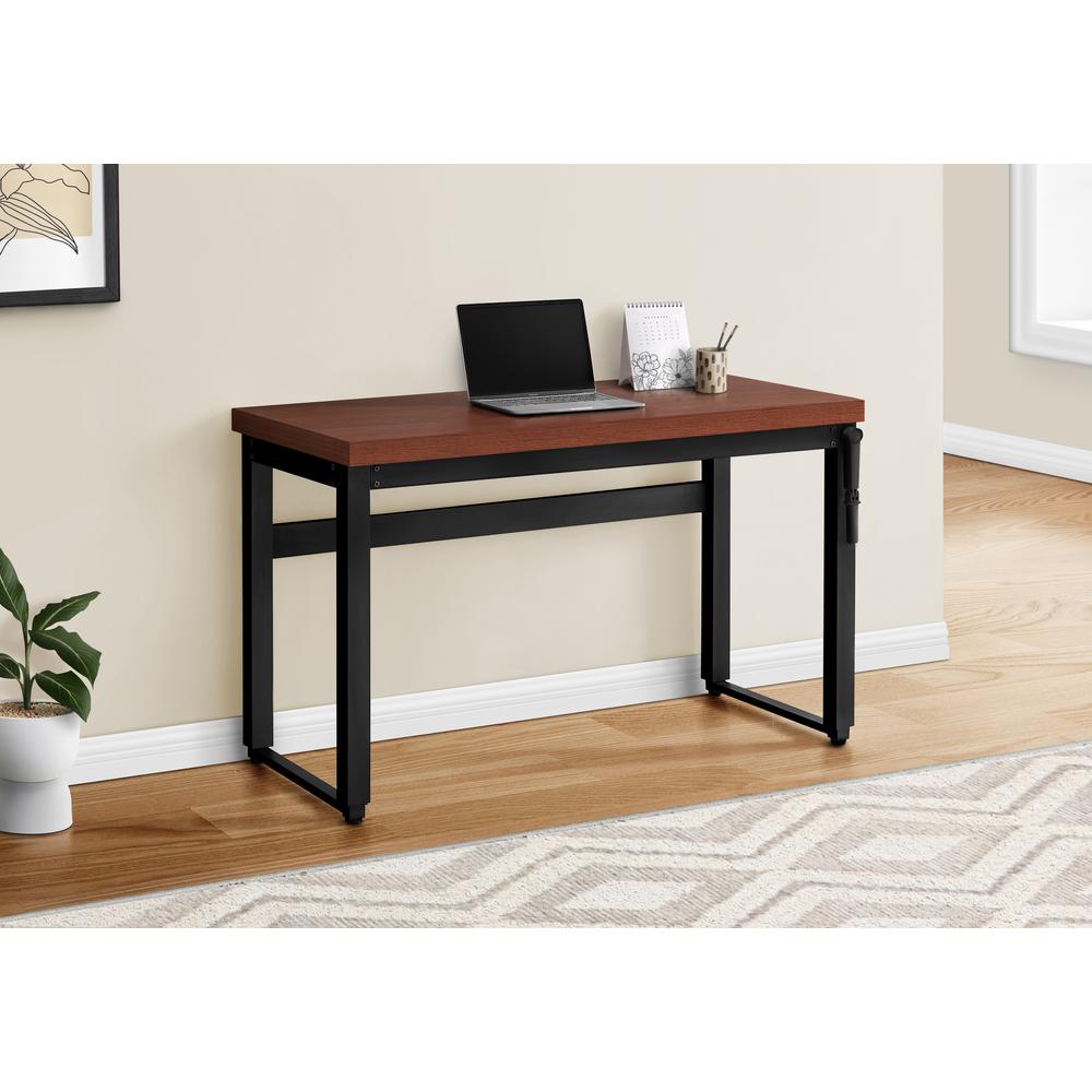 Computer Desk, Home Office, Standing, Adjustable, 48L, Work, Laptop. Picture 11