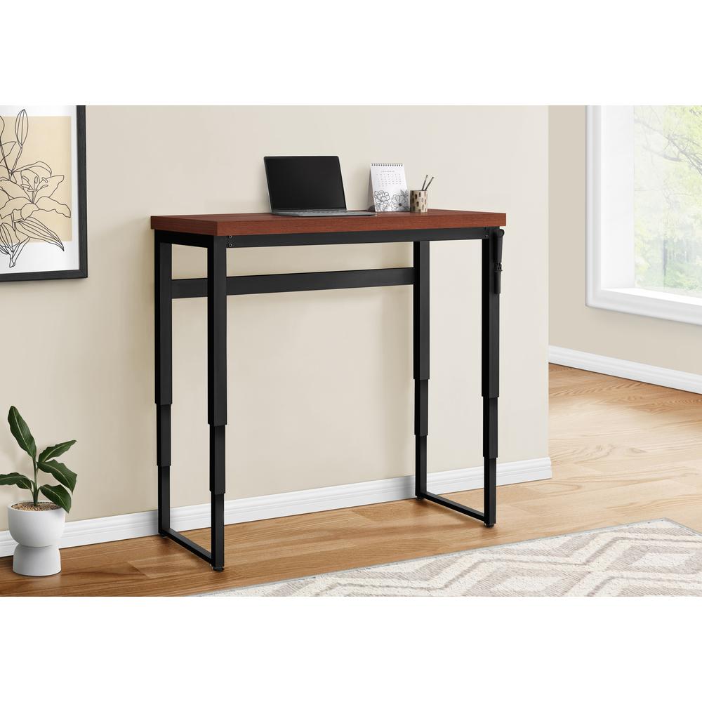 Computer Desk, Home Office, Standing, Adjustable, 48L, Work, Laptop. Picture 12