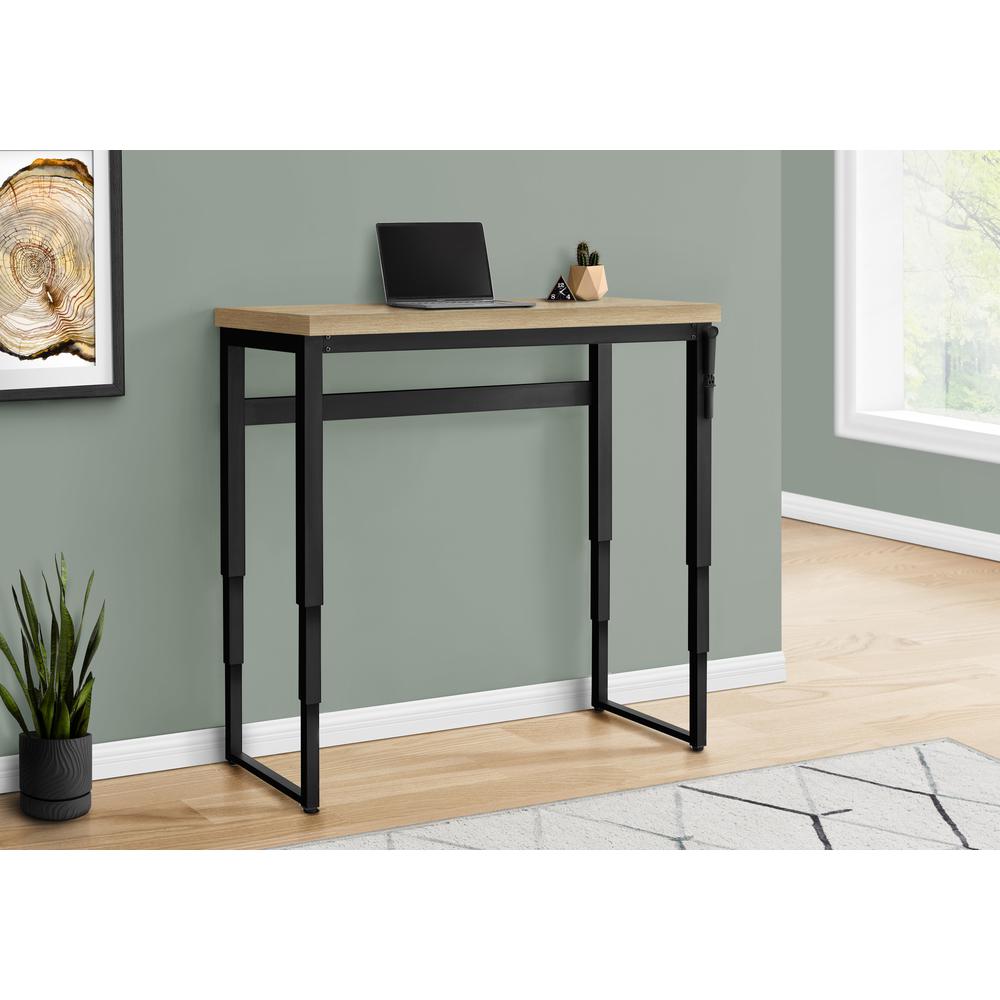 Computer Desk, Home Office, Standing, Adjustable, 48L, Work, Laptop. Picture 12