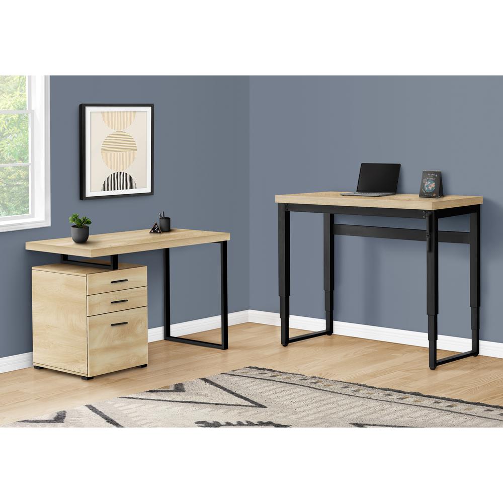 Computer Desk, Home Office, Standing, Adjustable, 48L, Work, Laptop. Picture 13