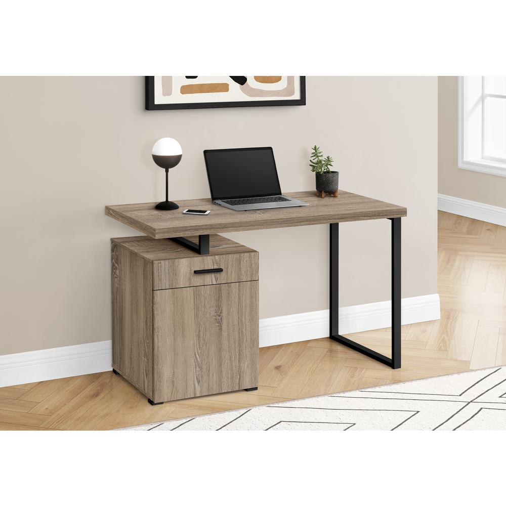 Computer Desk, Home Office, Laptop, Left, Right Set-up, Storage Drawers, 48L. Picture 8