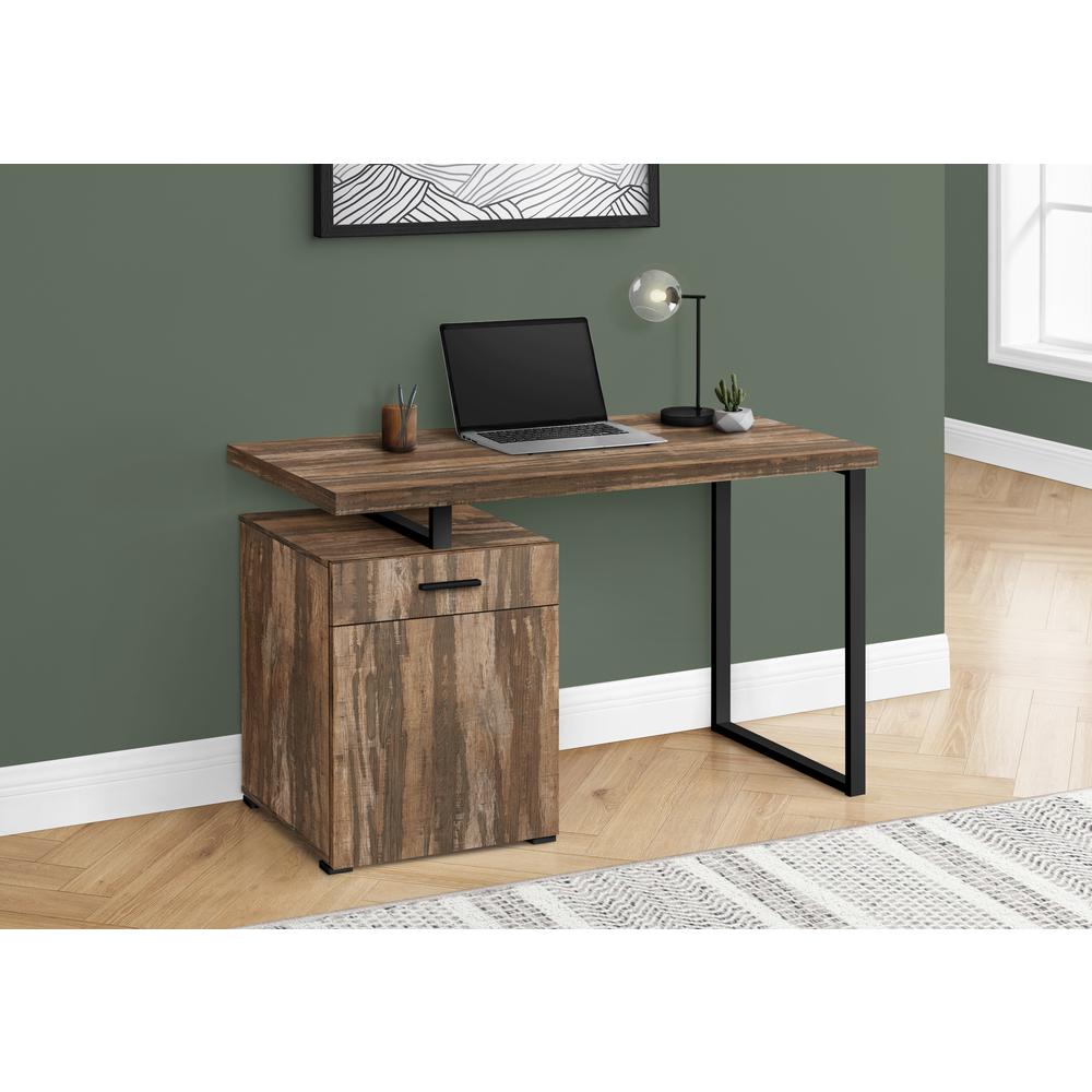 Computer Desk, Home Office, Laptop, Left, Right Set-up, Storage Drawers, 48L. Picture 2