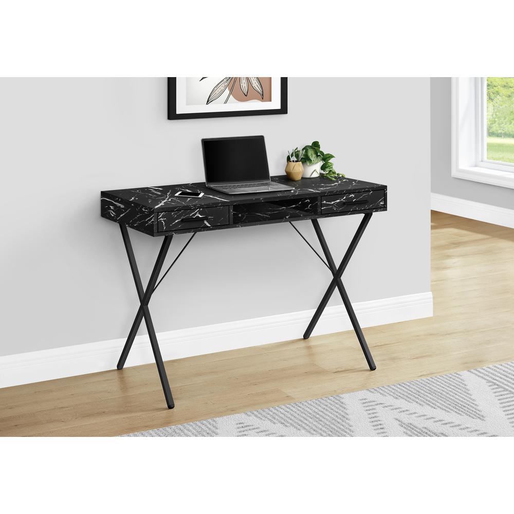 Computer Desk, Home Office, Laptop, Left, Right Set-up, Storage Drawers, 42L, W. Picture 2