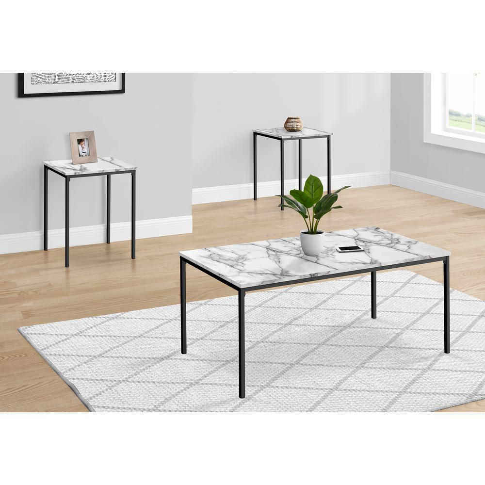 Table Set, 3pcs Set, Coffee, End, Black. Picture 10