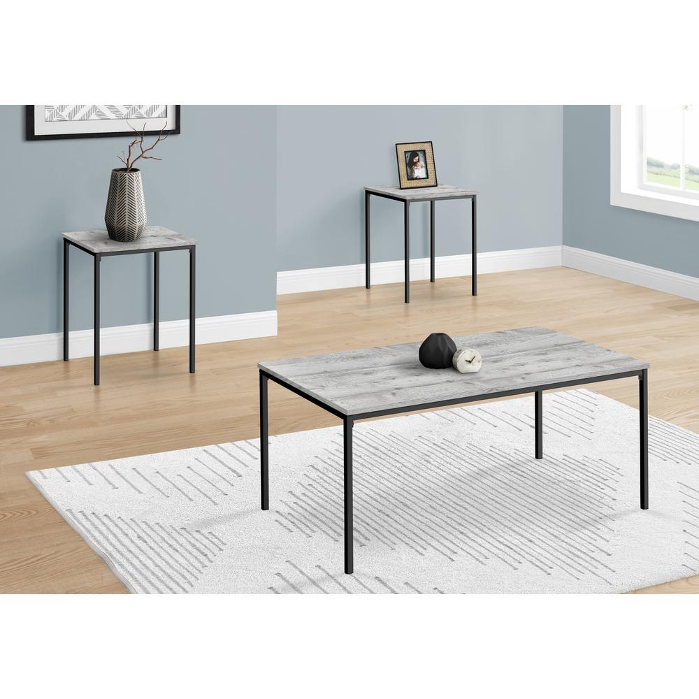Table Set, 3pcs Set, Coffee, End, Black. Picture 10