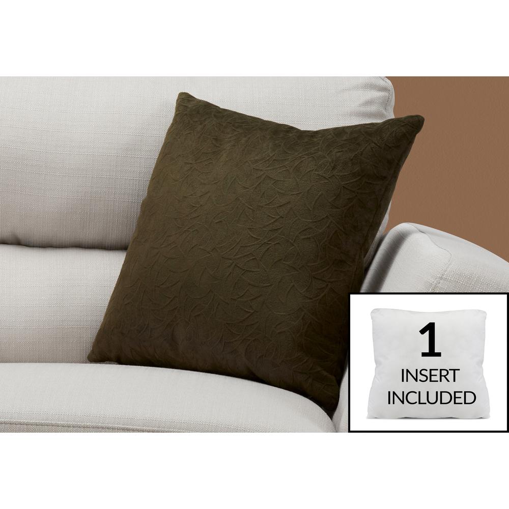 Pillows, 18 X 18 Square, Insert Included, Decorative Throw, Accent, Sofa. Picture 2