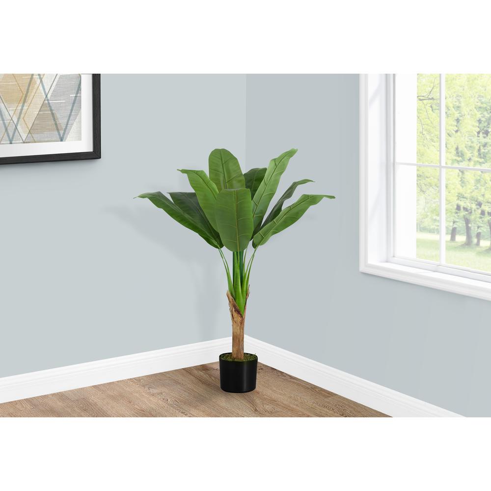 Artificial Plant, 43 Tall, Banana Tree, Indoor, Faux, Fake, Floor, Greenery. Picture 5