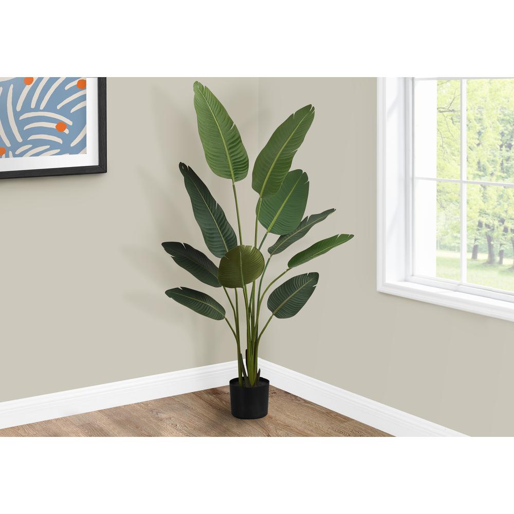 Artificial Plant, 60 Tall, Bird Of Paradise Tree, Indoor, Faux, Fake, Floor. Picture 4