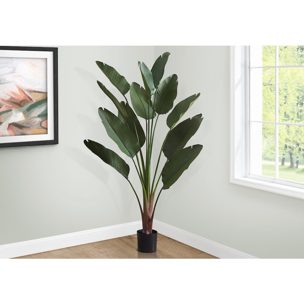 Artificial Plant, 83" Tall, Indoor, Decorative, Floor, Palm Tree. Picture 2