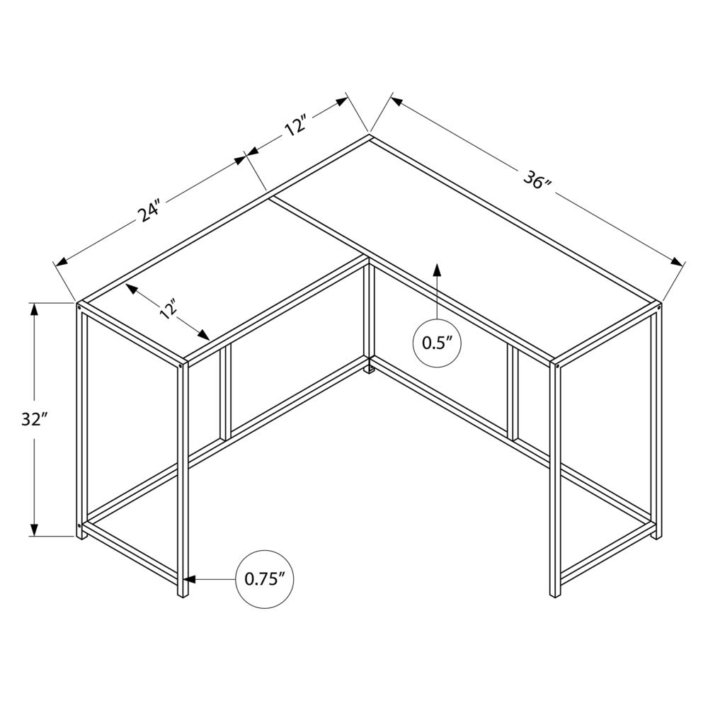 Accent Table, Console, Entryway, Narrow, Corner, Living Room, Bedroom, White. Picture 4