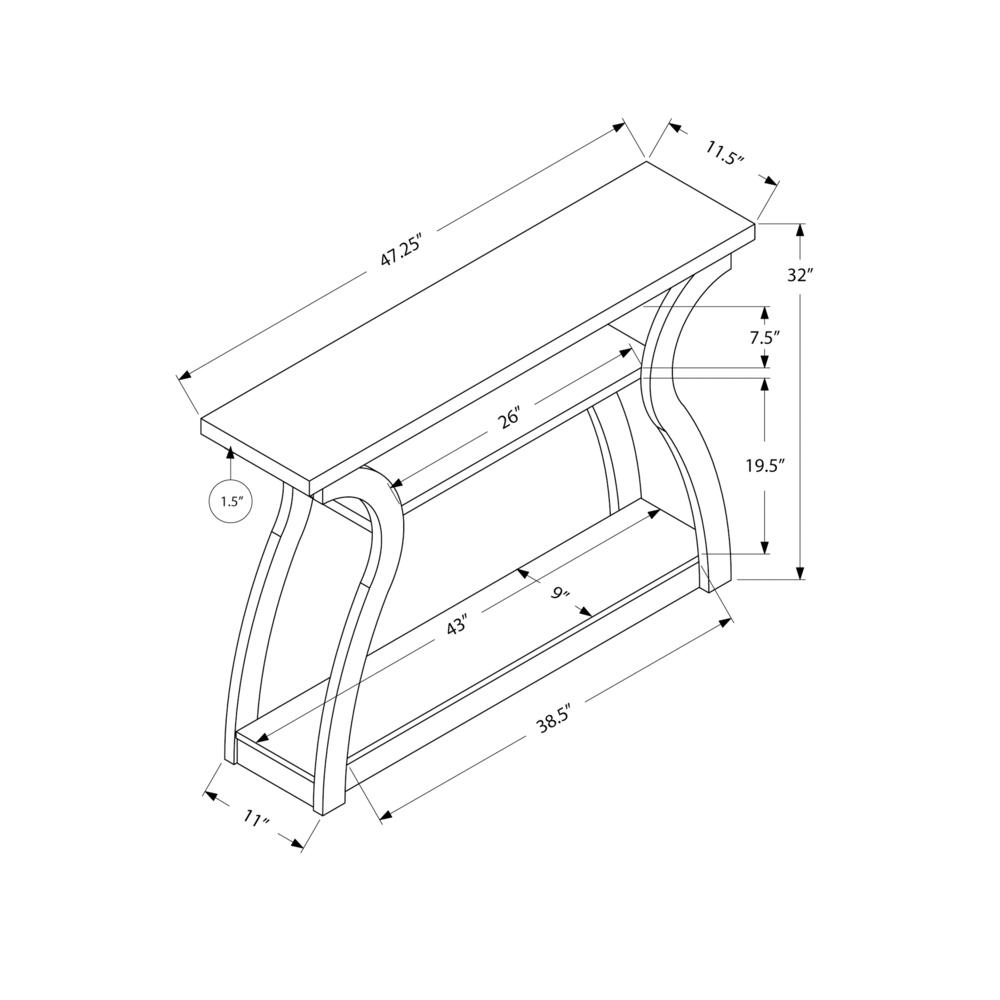 Accent Table, Console, Entryway, Narrow, Sofa, Living Room, Bedroom. Picture 4