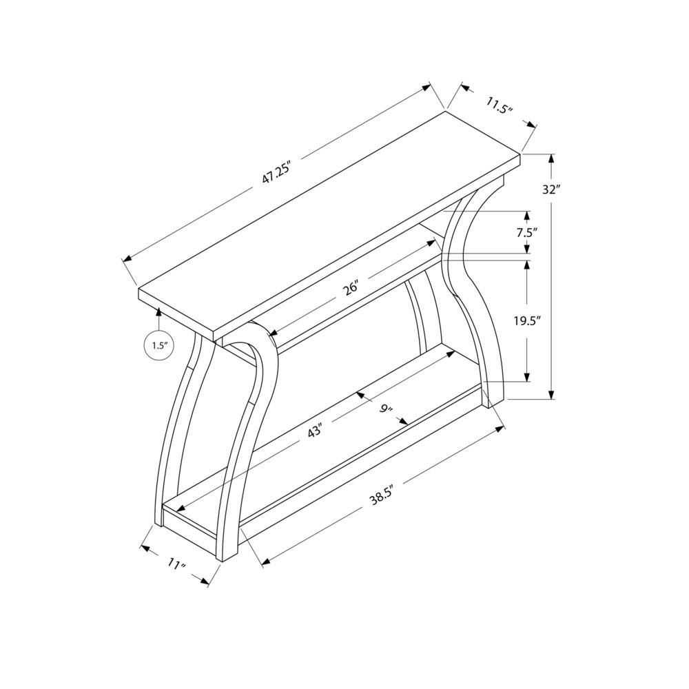 Accent Table, Console, Entryway, Narrow, Sofa, Living Room, Bedroom. Picture 4
