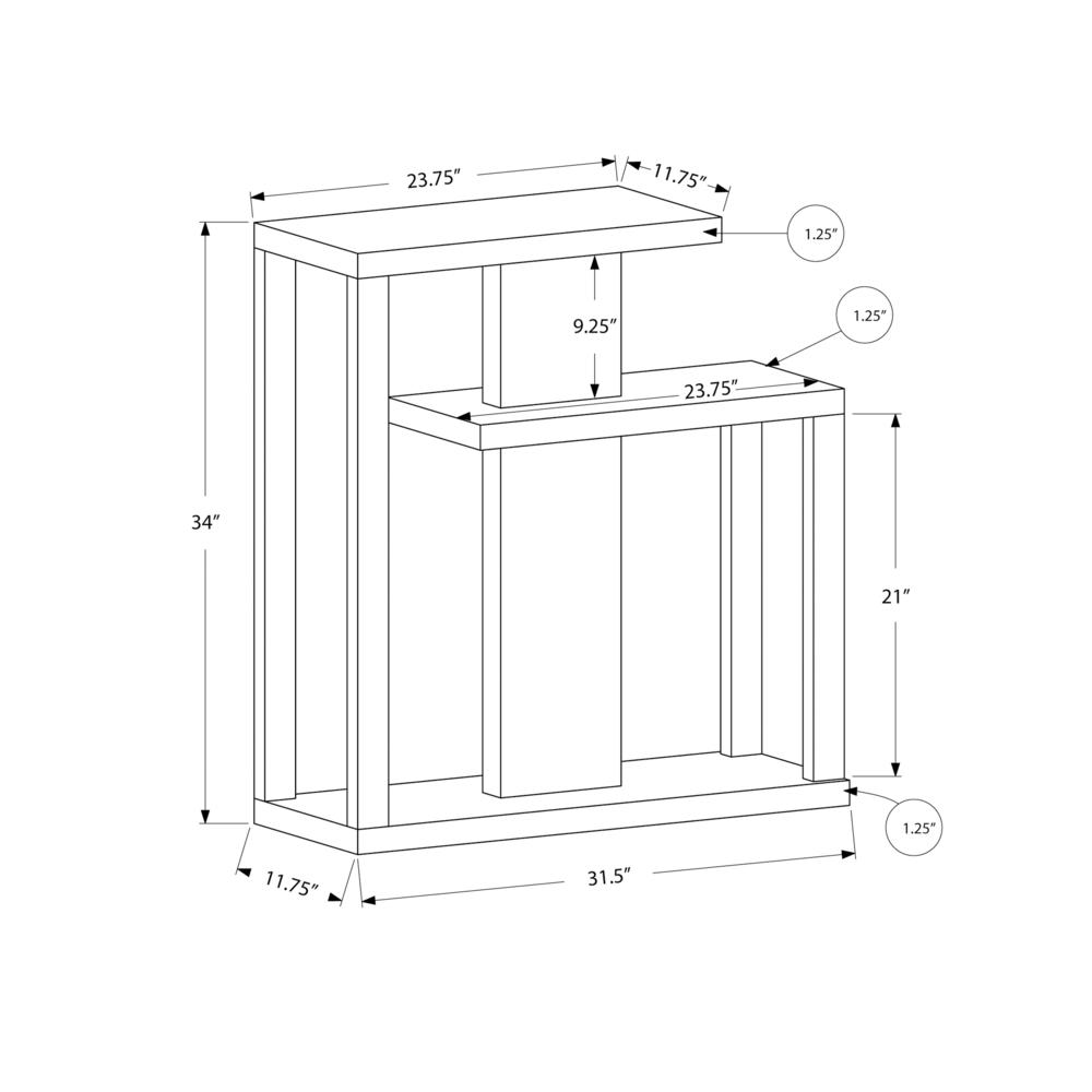 Accent Table, Console, Entryway, Narrow, Sofa, Living Room, Bedroom. Picture 4