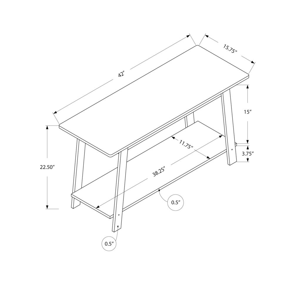 Tv Stand, 42 Inch, Console, Media Entertainment Center, Storage Shelves. Picture 4