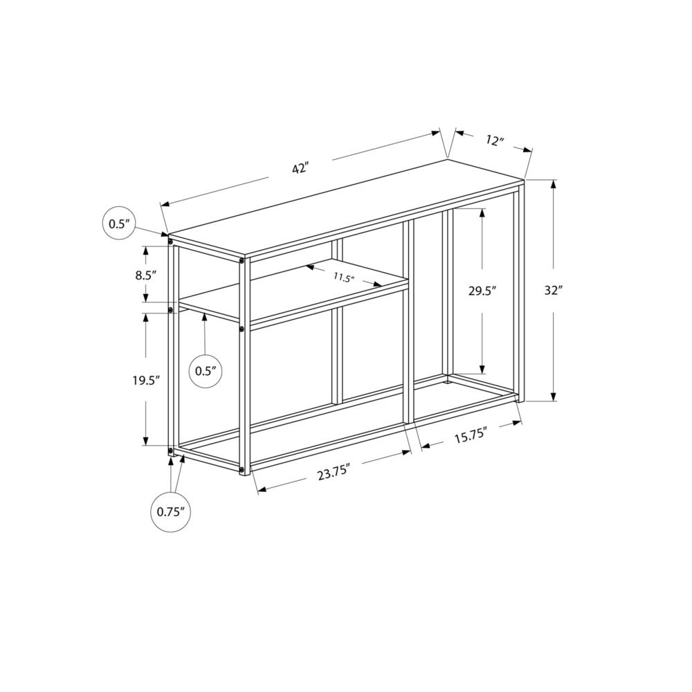 Accent Table, Console, Entryway, Narrow, Sofa, Living Room, Bedroom. Picture 4