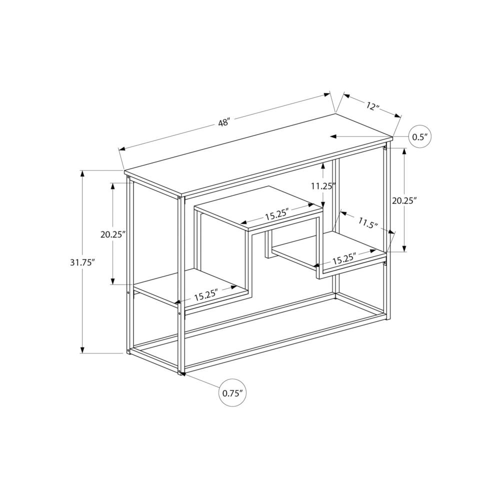 Accent Table, Console, Entryway, Narrow, Sofa, Living Room, Bedroom. Picture 10