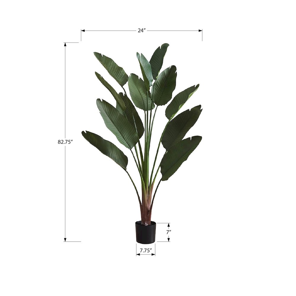 Artificial Plant, 83" Tall, Indoor, Decorative, Floor, Palm Tree. Picture 3