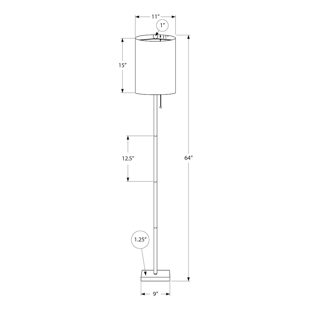 Contemporary Lighting in Black,Ivory color. Picture 4