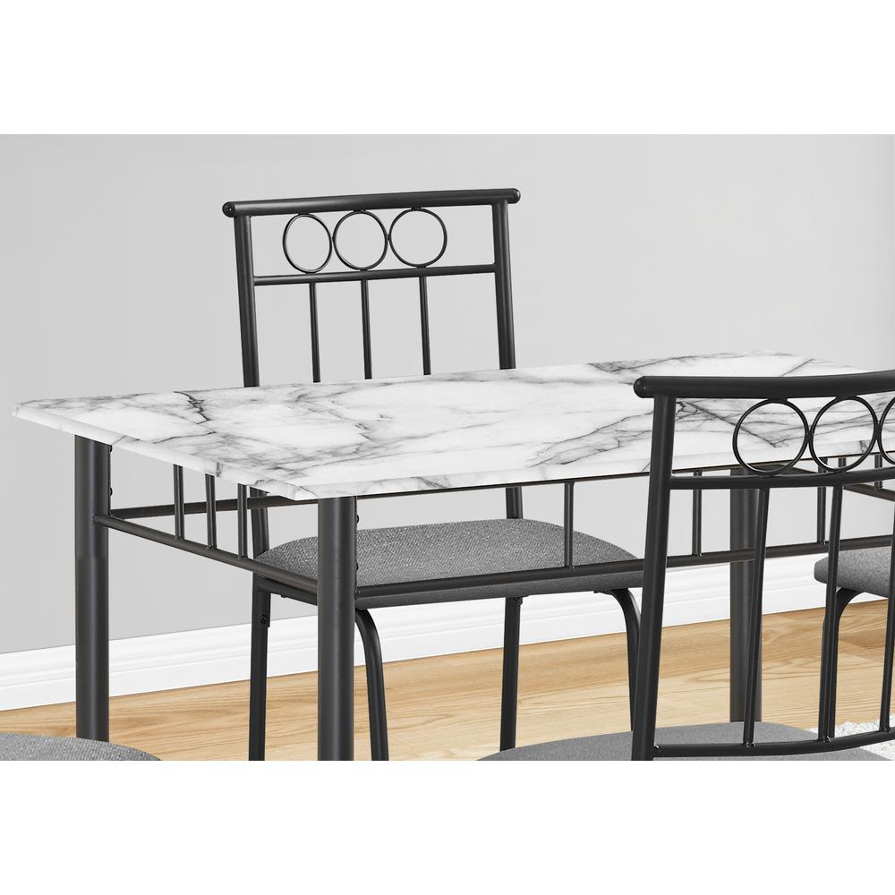 Dining Table Set, 5pcs Set, Small, 40 Rectangular, Kitchen. Picture 3